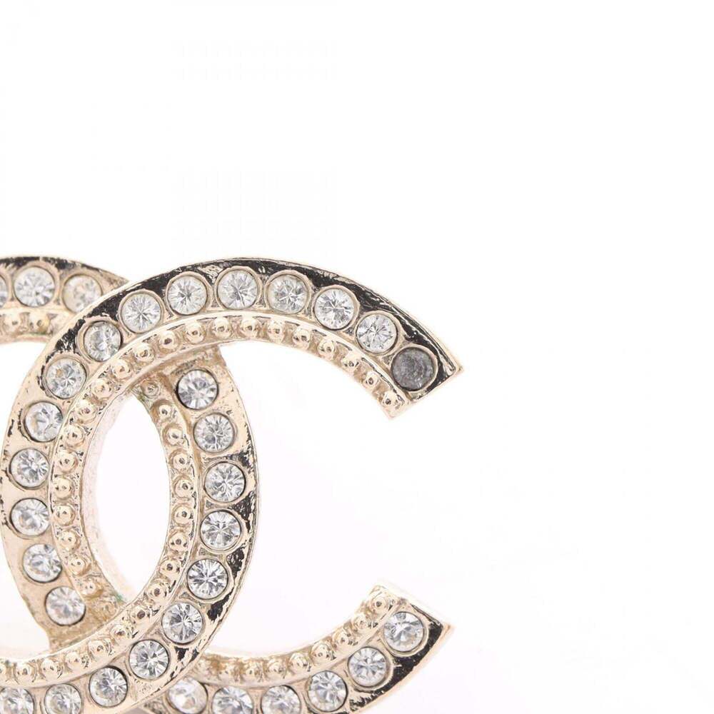 CHANEL White Logo Earrings - Picture 5 of 5